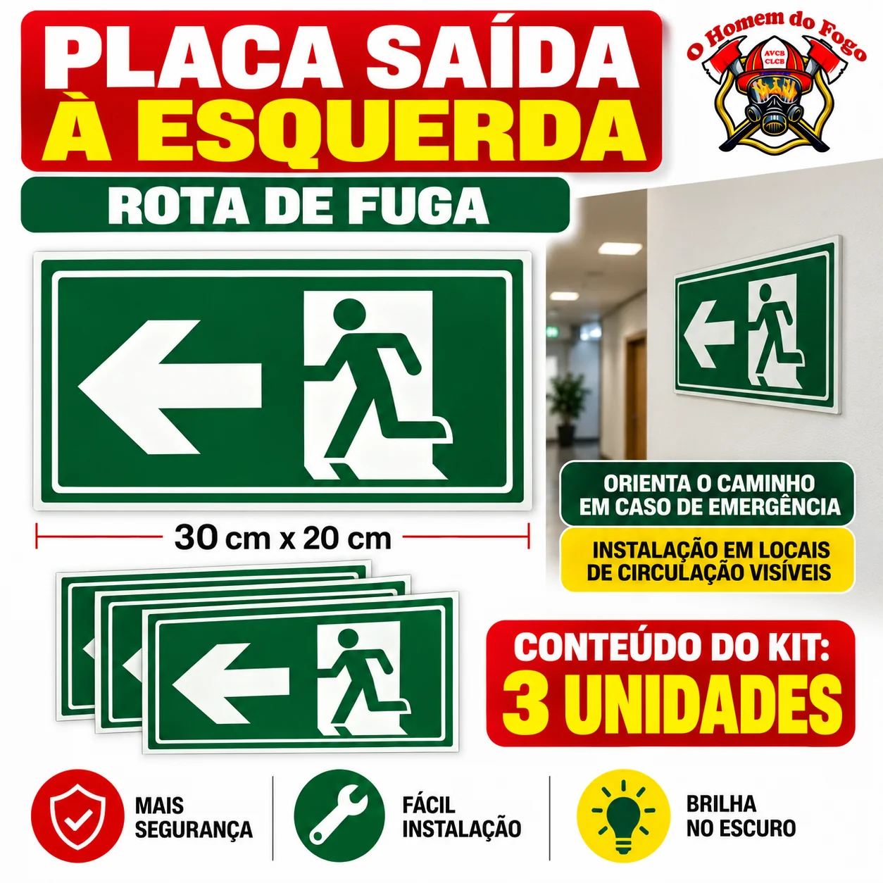 Saída esquerda